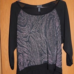 Wet Seal Zebra Long Sleeve